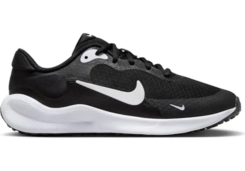 Nike Revolution 7 GS, Scarpe con Lacci, Black/White/White, 38 EU miniatura 3