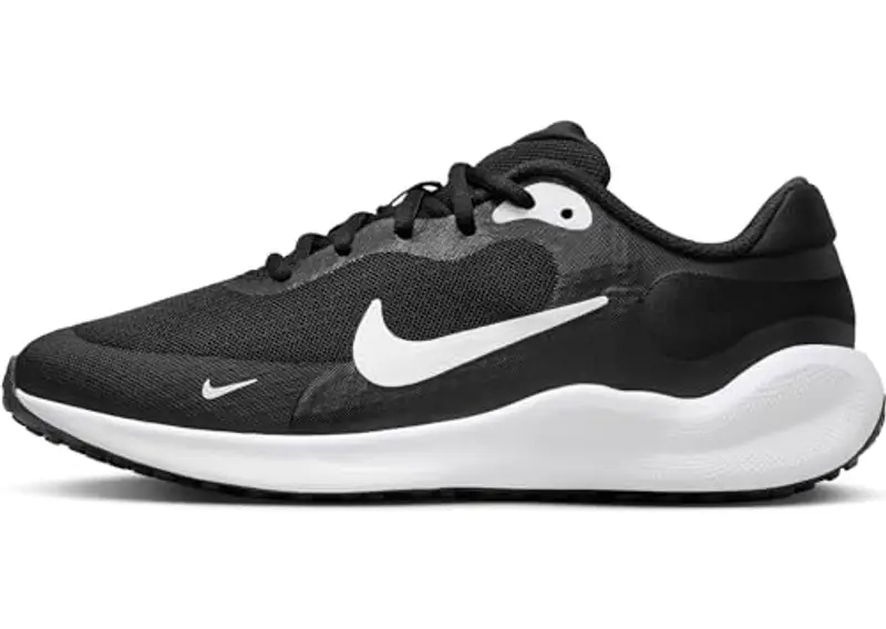 Nike Revolution 7 GS, Scarpe con Lacci, Black/White/White, 40 EU