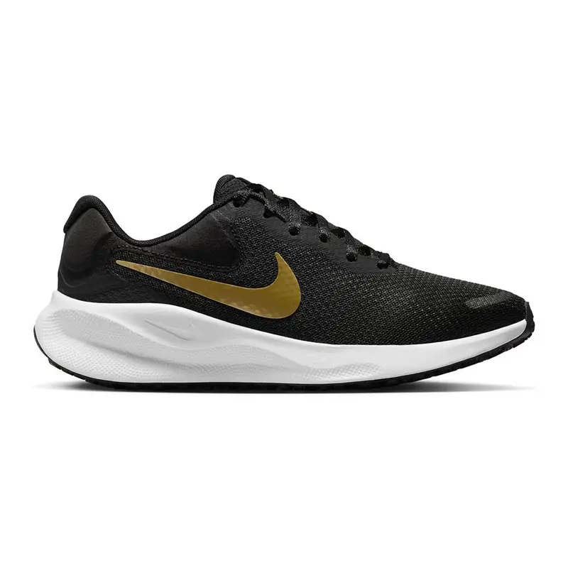 Revolution 7 Nero Metallic Oro - Scarpe Running Donna EUR 40,5 / US 9