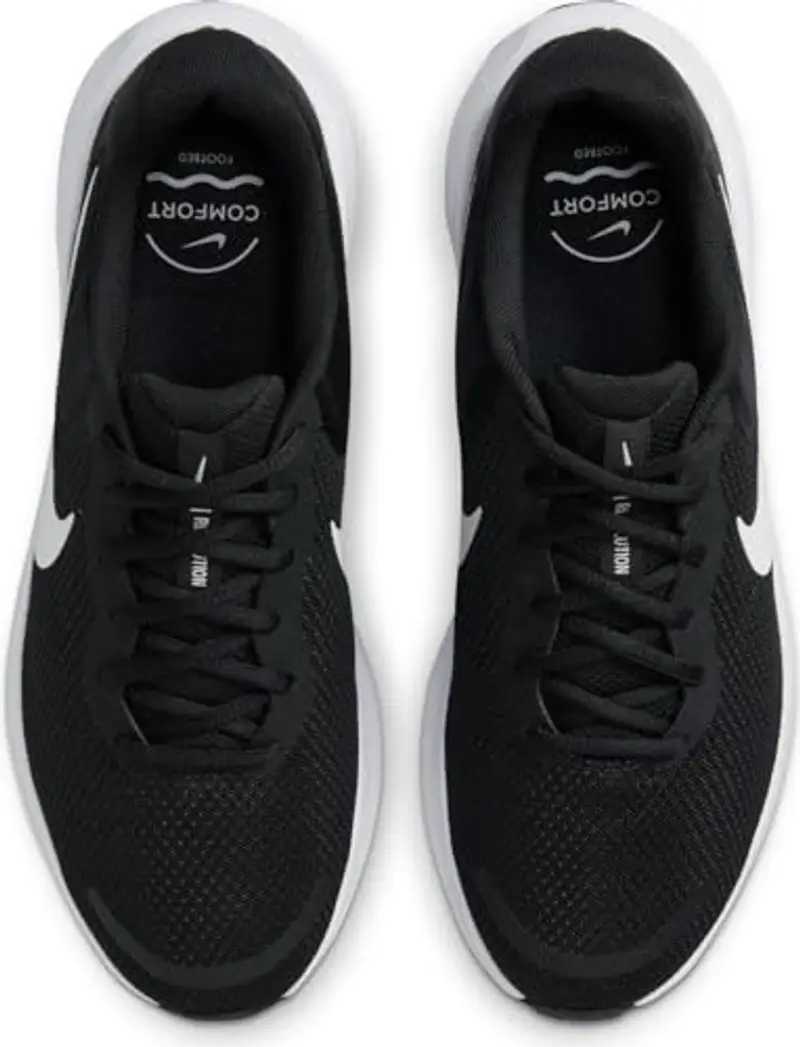 Nike Revolution 7, Sneaker Uomo, Nero E Bianco, 44.5 EU miniatura 3