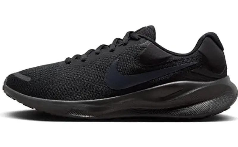 Nike Revolution 7, Sneaker Uomo, Nero off Nero, 44.5 EU