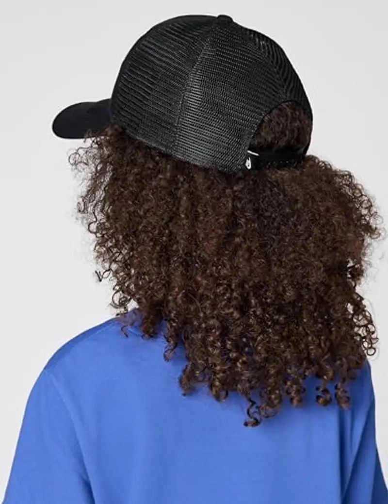 Nike Rise Structured Tracker Cappellino da Baseball, Black/White, Taglia Unica Unisex-Bambini e Ragazzi miniatura 3