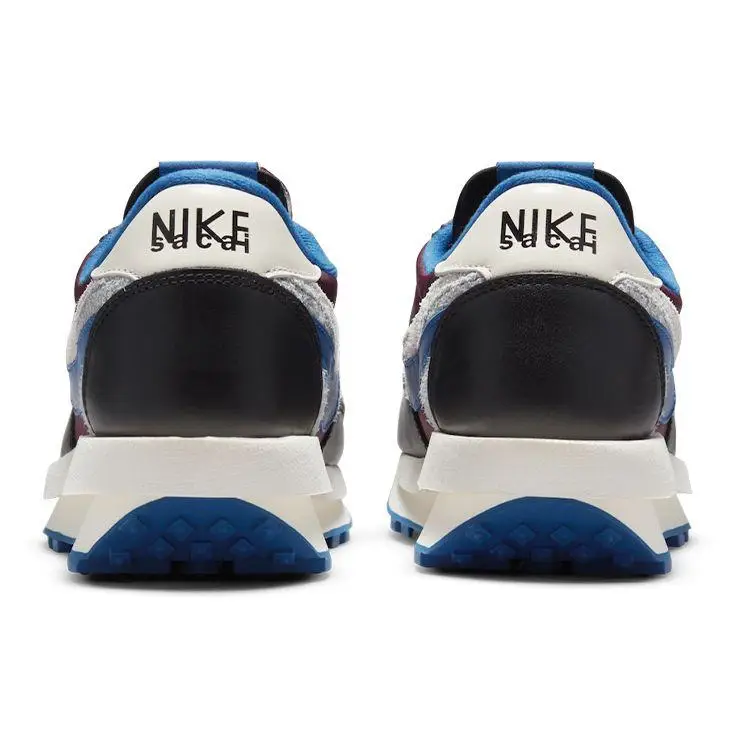 sacai x Undercover x Nike LDWaffle Bordo Notte Blu Squadra Sneakers Unisex Rosso Avorio Pallido Grigio Terra DJ4877-600 37.5 miniatura 3
