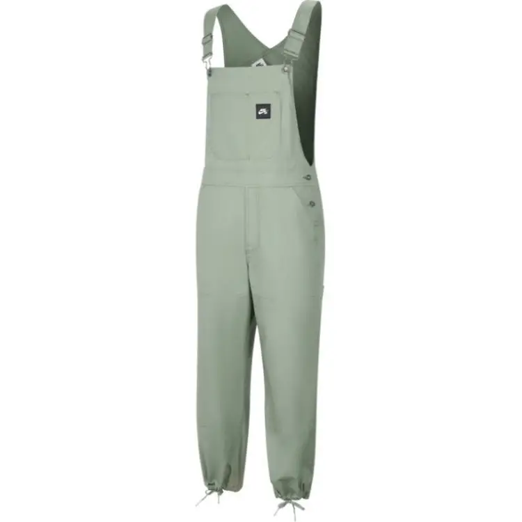 Salopette Unisex Larga a Gamba Dritta con Tasca Logo Nike Verde Petrolio FN2586-386 XS