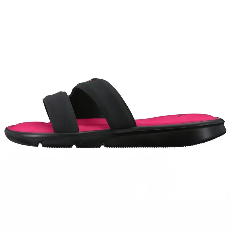 Sandali Ciabatte Casual Comodi Antiscivolo Nike Donna Calzature Nero Rosa 882695-003 38