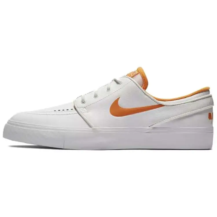 Nike Sneakers unisex bianche e arancioni SB Stefan Janoski Wake Up Go Skate