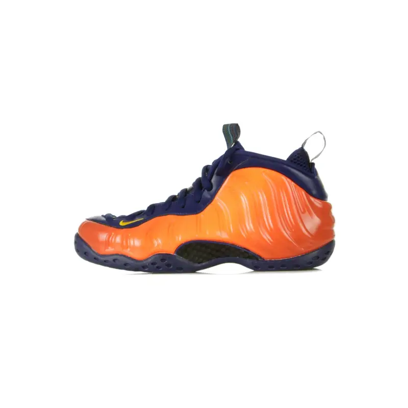 Scarpa Alta Uomo Air Foamposite 1 Blue Void/university Gold/rugged Orange