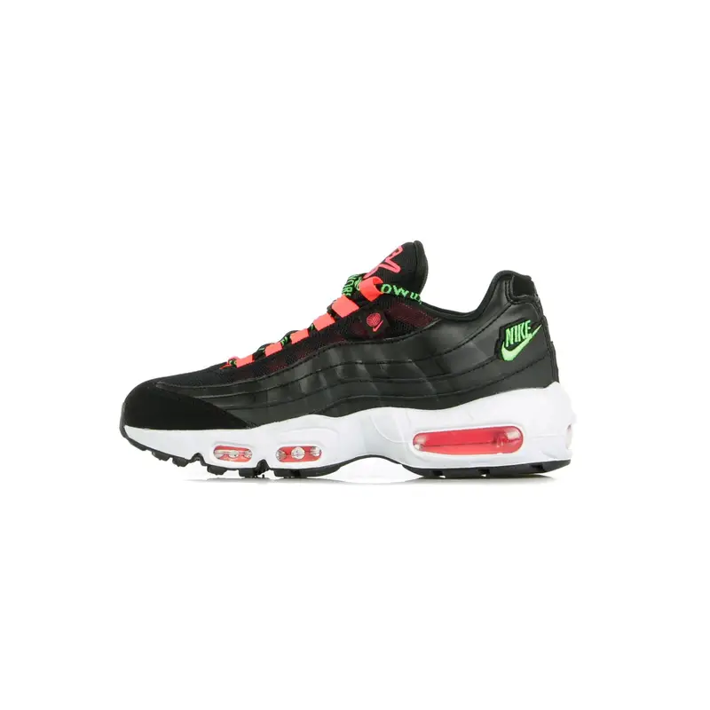 Scarpa Bassa Donna W Air Max 95 Se Worldwide Black/green Strike/flash Crimson/white