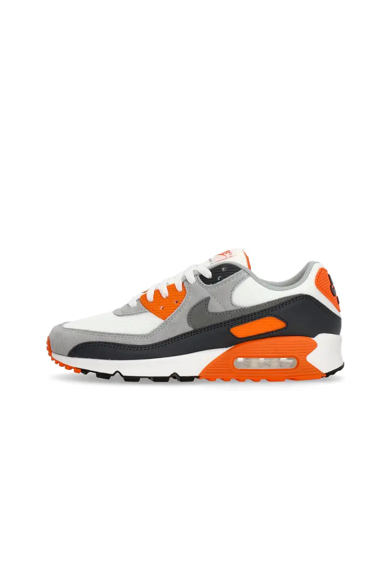 Scarpa Bassa Uomo Air Max 90 Summit White/smoke Grey/safety Orange