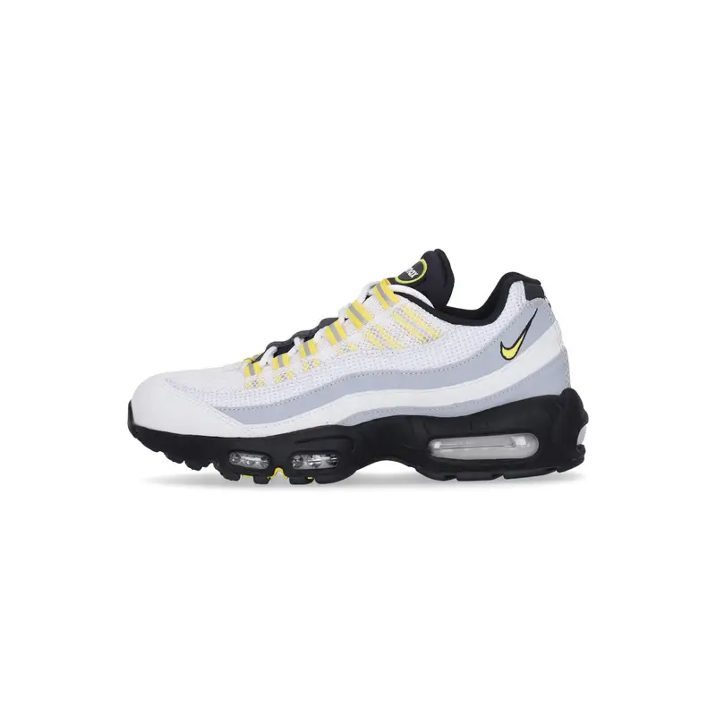 Scarpa Bassa Uomo Air Max 95 White/tour Yellow/black/wolf Grey