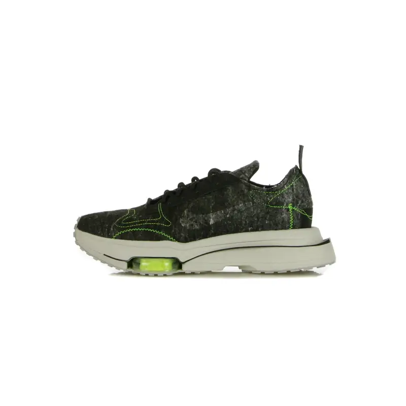 Scarpa Bassa Uomo Air Zoom-type Black/black/electric Green/light Bone
