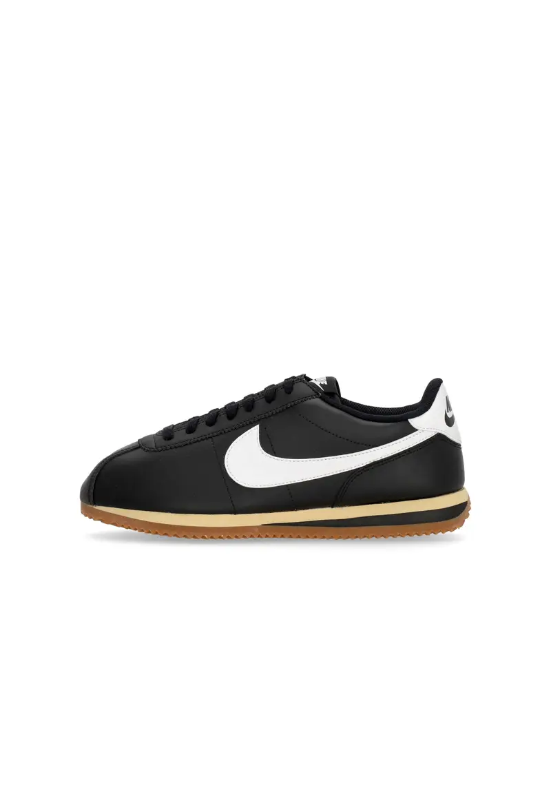 Scarpa Bassa Uomo Cortez Black/white/gum Med Brown/sesame