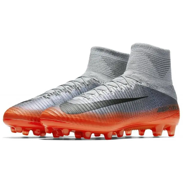 Scarpa da Calcio Nike Mercurial Superfly 5 AG-Pro Uomo Sneakers Grigio Grigio Freddo Grigio Lupo Rosso Totale Ematite Metallizzato 852510-001 40 miniatura 4