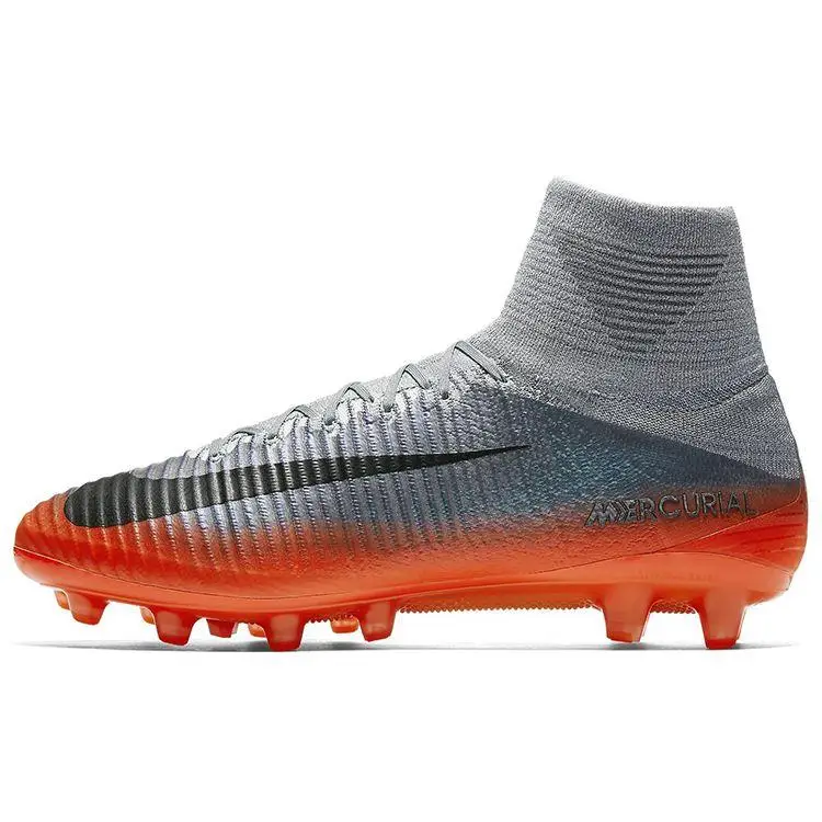 Scarpa da Calcio Nike Mercurial Superfly 5 AG-Pro Uomo Sneakers Grigio Grigio Freddo Grigio Lupo Rosso Totale Ematite Metallizzato 852510-001 40