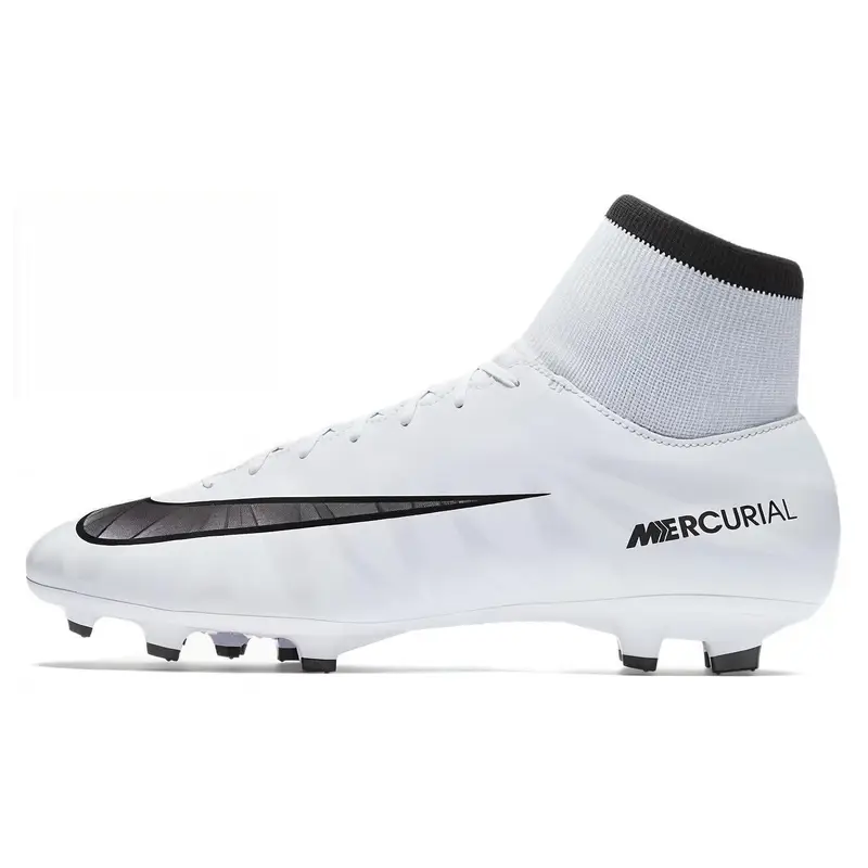 Scarpa da Calcio Nike Mercurial Victory 6 CR7 DF FG Uomo Sneakers Bianco Tinta Blu Nero 903605-401 41 miniatura 4