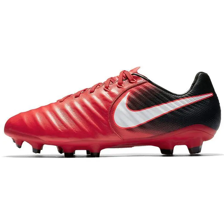 Scarpa da Calcio Nike Tiempo Legacy 3 FG Uomo Sneakers Rosso University-Red Bianco-Nero 897748-616 45