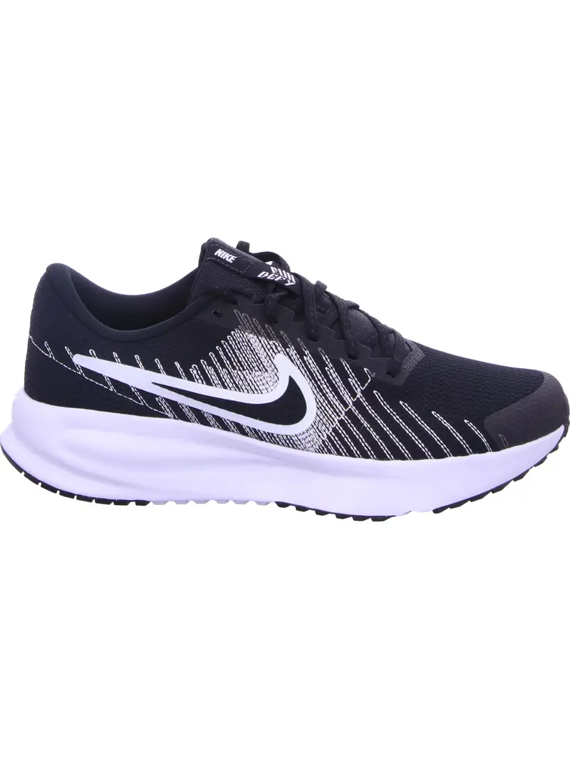 Scarpa da corsa nero / bianco miniatura 3