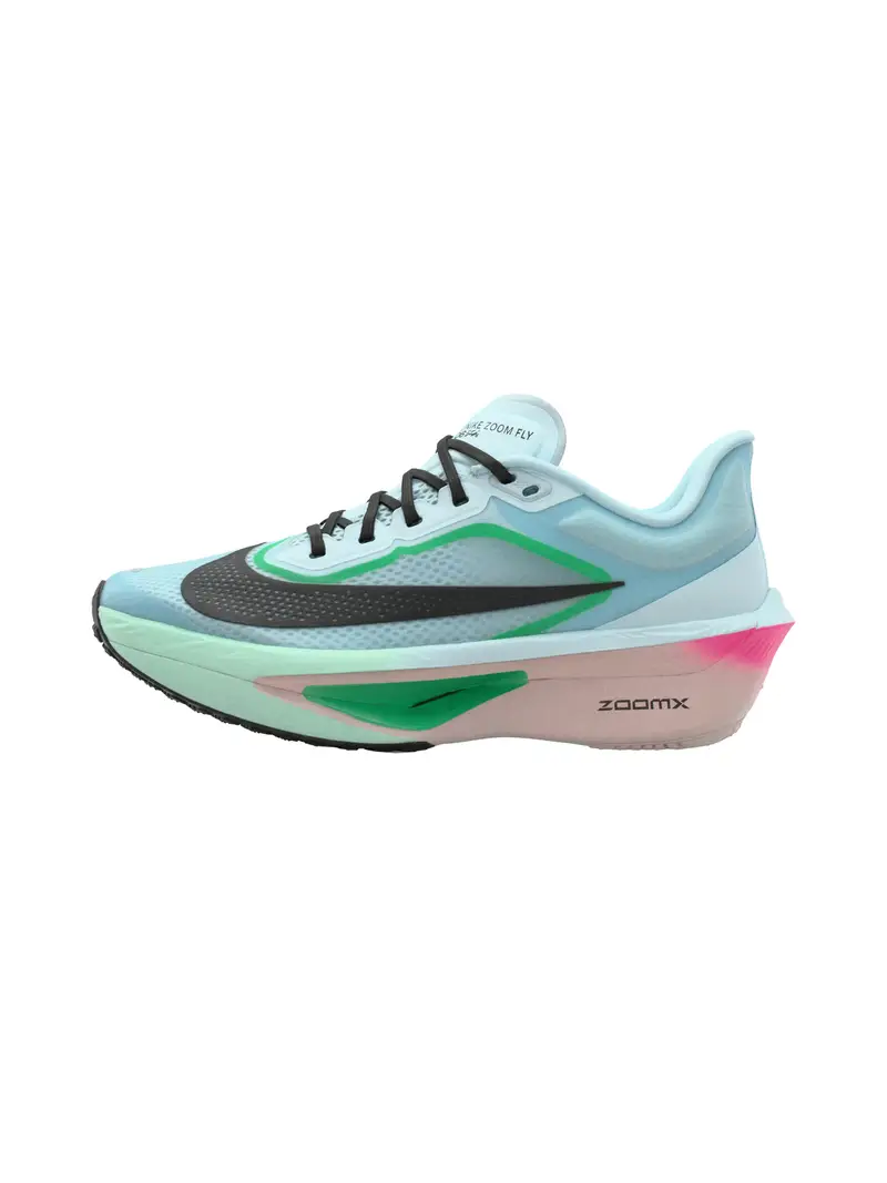 Scarpa da corsa 'Zoom Fly 6' blu chiaro / verde chiaro / nero