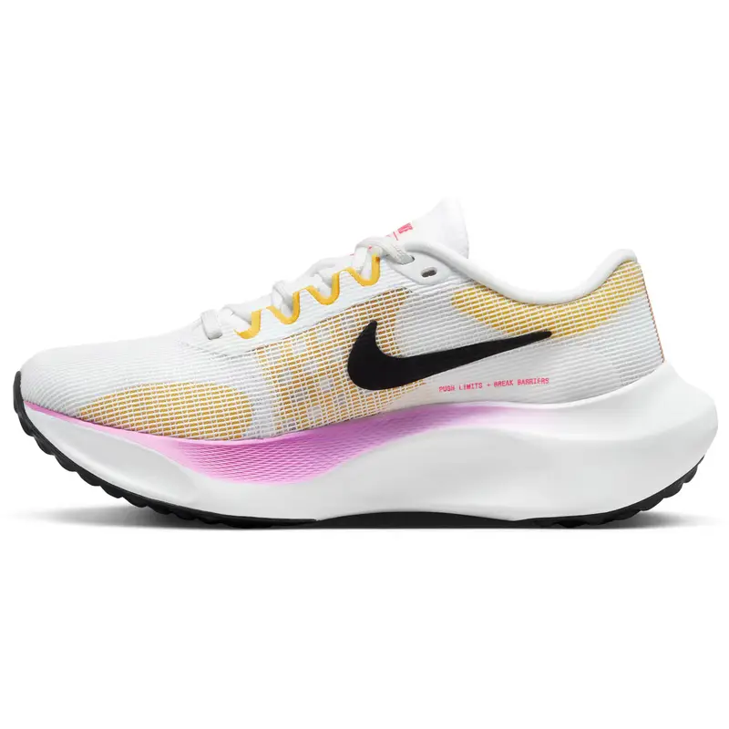 Scarpa da corsa Zoom Fly giallo / lilla / nero / bianco