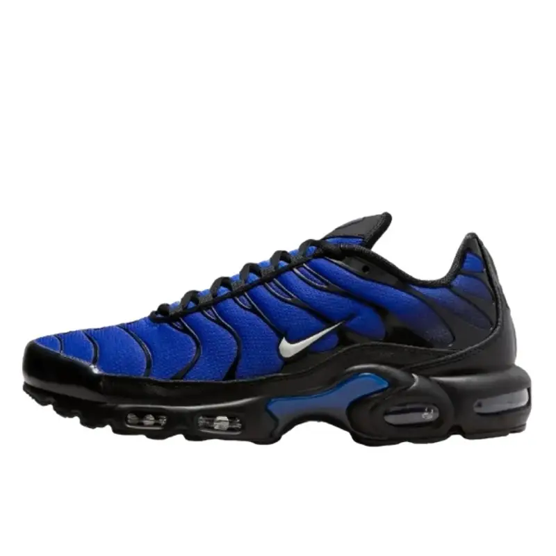 Scarpe Air Max Plus Premium Black Racer Blue | Nike Blu