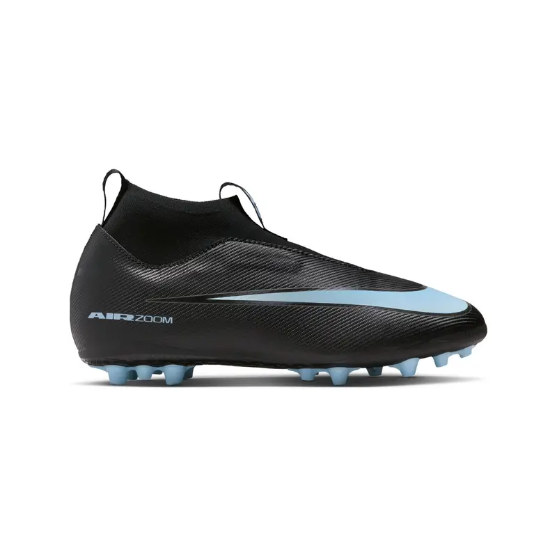 Scarpe calcio per bambini Nike Mercurial Superfly 10 Academy AG Noir