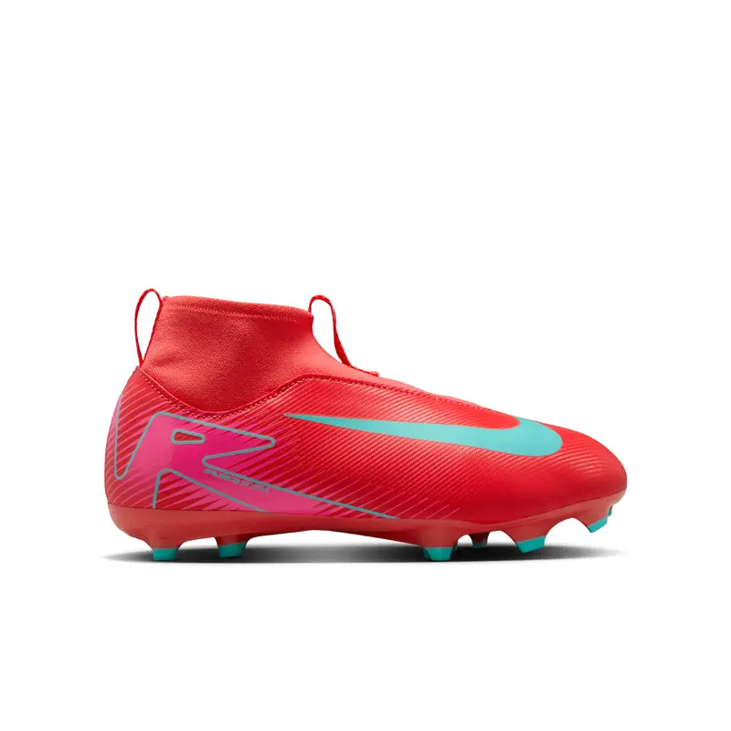 Scarpe calcio per bambini Nike Mercurial Superfly 10 Academy AG Rouge