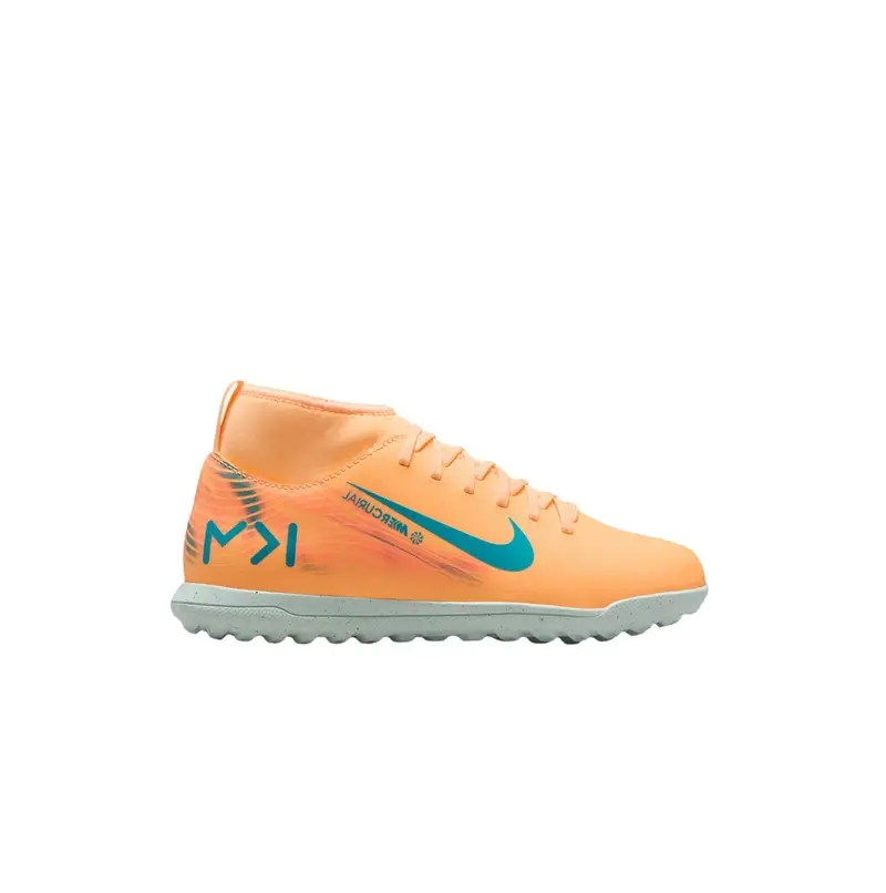 Scarpe calcio per bambini Nike Mercurial Superfly 10 Club « Kylian Mbappé » FG/MG Orange
