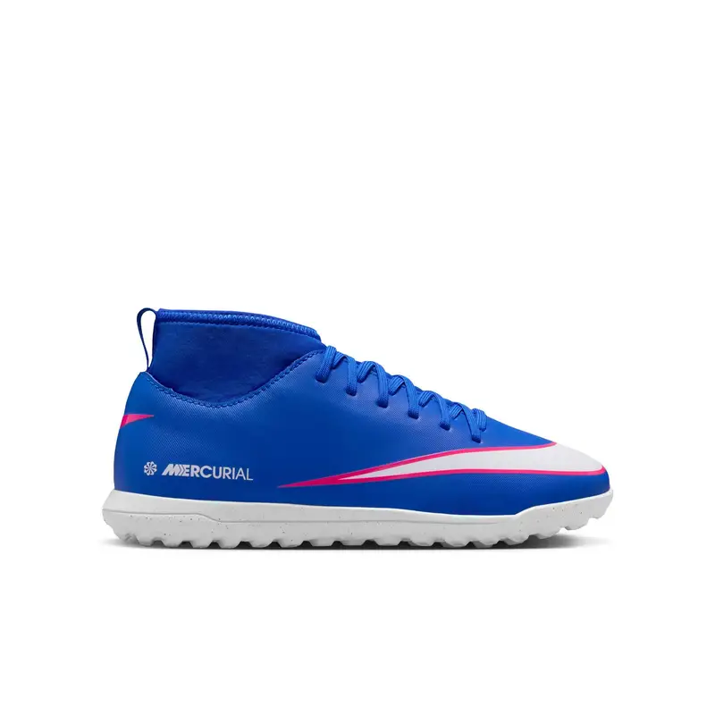 Scarpe calcio per bambini Nike Mercurial Superfly 10 Club TF Bleu