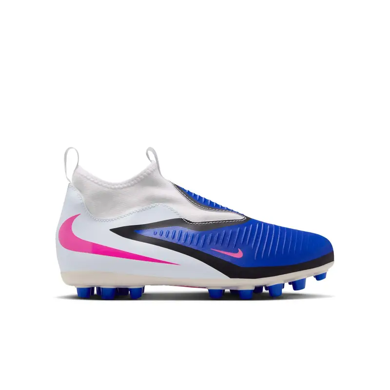 Scarpe calcio per bambini Nike Phantom 6 High Academy FG/MG Bleu