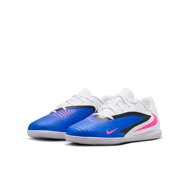 Scarpe calcio per bambini Nike Phantom 6 Low Club IC Bleu
