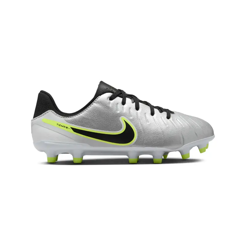 Scarpe calcio per bambini Nike Tiempo Legend 10 Academy MG Argenté