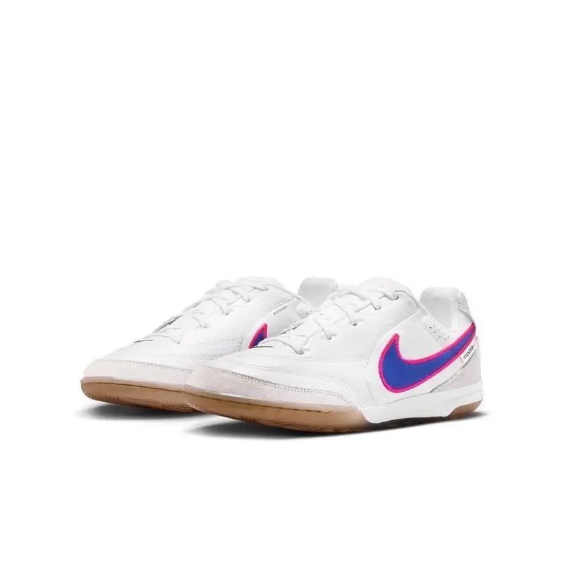 Scarpe calcio per bambini Nike Tiempo Streetgato IC Blanc