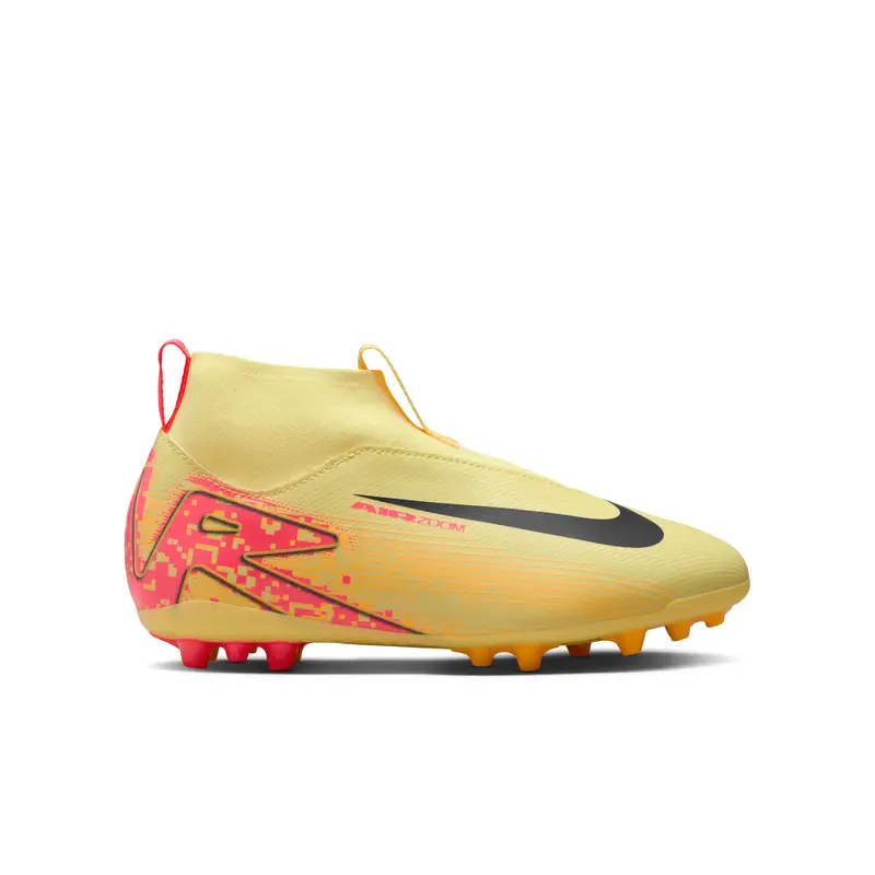 Scarpe calcio per bambini Nike Zoom Superfly 10 Academy Kylian Mbappé AG Orange