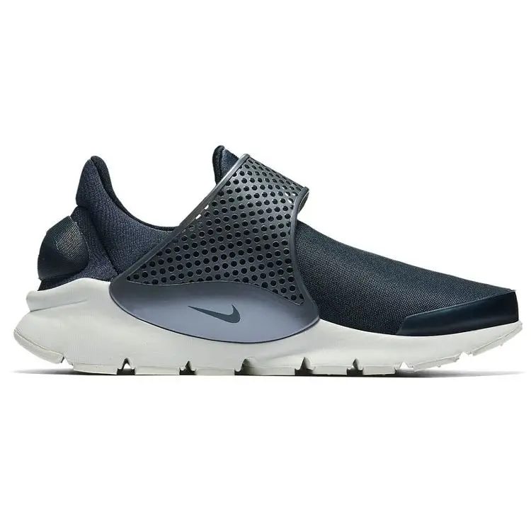 Scarpe Casual Basse Stringate Nike Sock Dart Prm Txt Sneakers Bambino Blu Bianco AA1100-901 39 miniatura 2