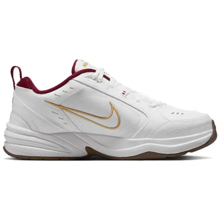 Scarpe Casual Unisex Nike Air Monarch 4 Antiscivolo Resistenti all'Usura a Collo Basso Bianco IB4607-171 36 bianco miniatura 5