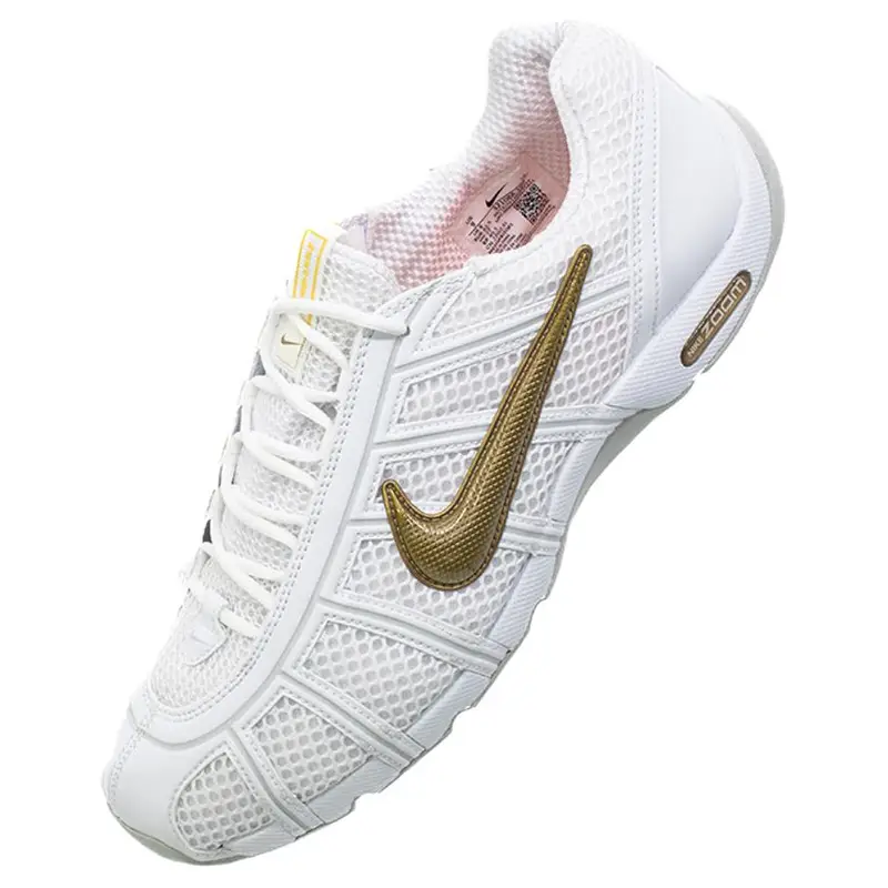 Scarpe da Allenamento Unisex Nike Air Zoom Fencer Comode Versatili Resistenti Traspiranti Supportive Leggere Sneakers Bianco Platino 321088-107 44 miniatura 3