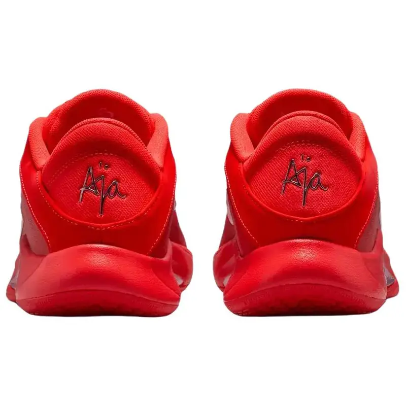 Scarpe da Basket Nike AOne EP Classiche Comode Traspiranti Sneakers Unisex Rosso Argento FZ8606-602 45 miniatura 4