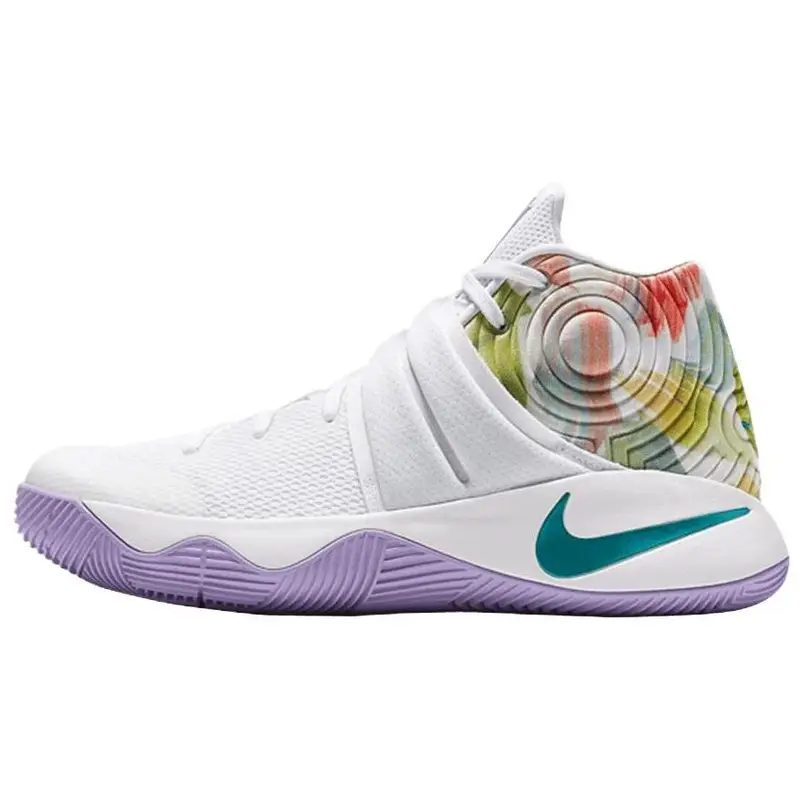 Scarpe da Basket Nike Kyrie 2 Versatili Comode Sneakers Unisex Bianco Viola 820583-105 42