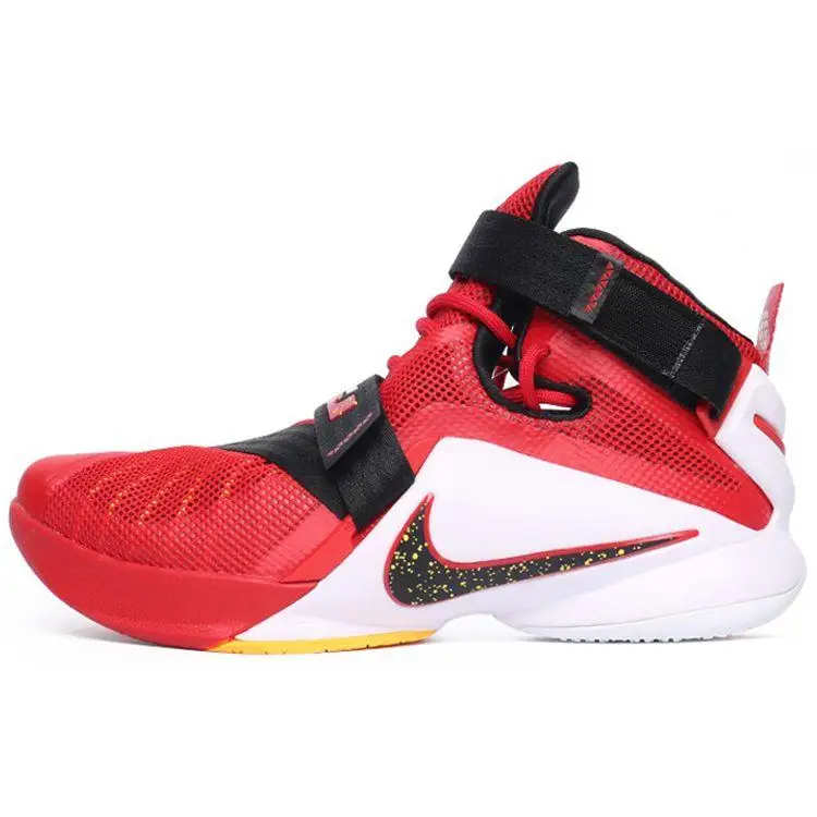 Scarpe da Basket Nike Zoom Soldier 9 LeBron EP Uomo Sneakers Nero Rosso 749420-606 45