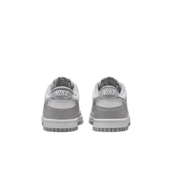 Scarpe da Basket per Bambini Nike Dunk Bianco Grigio Fumo Chiaro Adolescenti FB9109-123 EU 37 5 nero miniatura 2