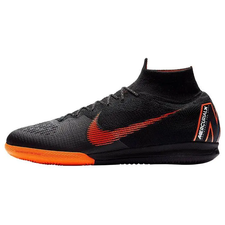 Scarpe da Calcetto Nike Mercurial SuperflyX 6 Elite IC Nero Arancione Uomo Total-Orange-White AH7373-081 44 5
