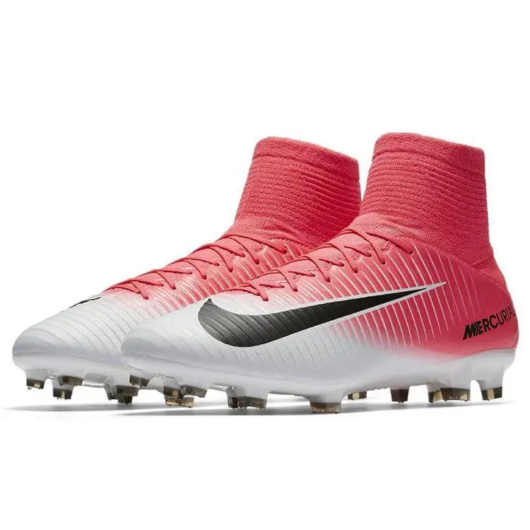 Scarpe da Calcio da Uomo Nike Mercurial Veloce 3 DF FG Racer Pink Bianco-Nero 831961-601 41 miniatura 3