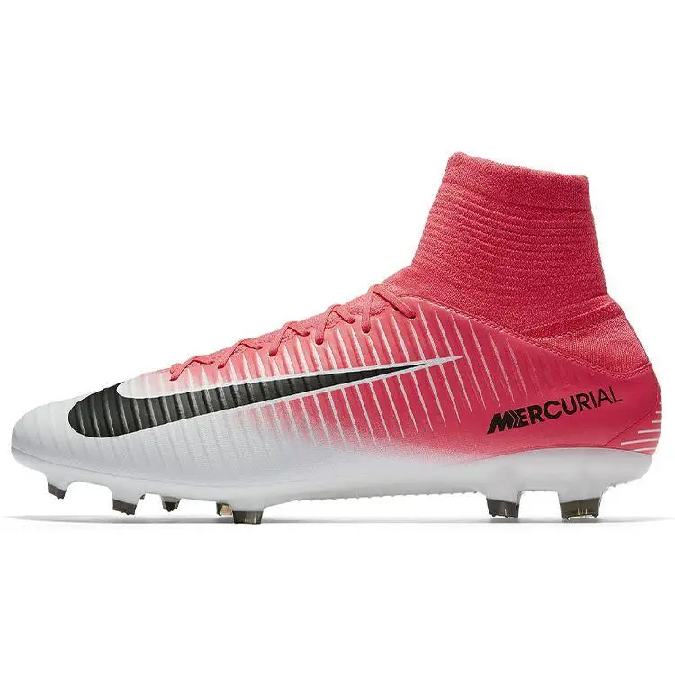 Scarpe da Calcio da Uomo Nike Mercurial Veloce 3 DF FG Racer Pink Bianco-Nero 831961-601 41