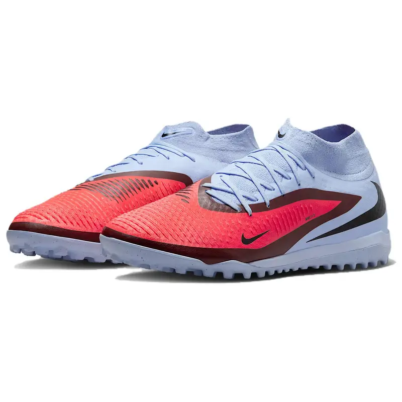 Scarpe da Calcio Nike Phantom 6 Unisex Blu Rosso Sneakers HQ2277-400 45 5 miniatura 5