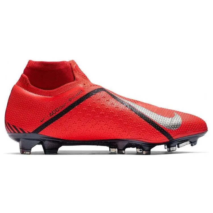 Scarpe da calcio unisex Nike Phantom Vision Elite DF FG Game Over Pack Arancione Cremisi vivo Rosso università Rosso palestra Argento metallizzato AO3262-600 41 miniatura 5