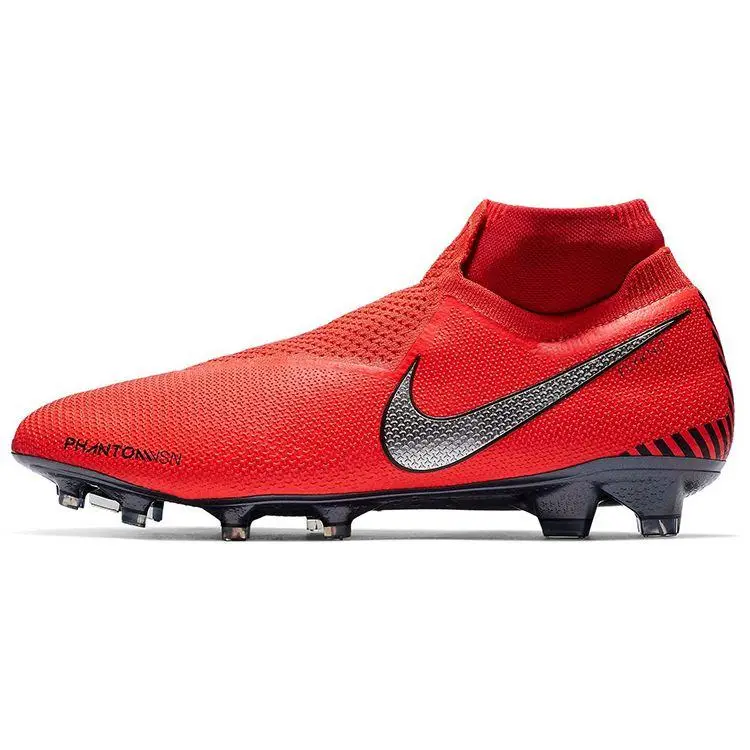 Scarpe da calcio unisex Nike Phantom Vision Elite DF FG Game Over Pack Arancione Cremisi vivo Rosso università Rosso palestra Argento metallizzato AO3262-600 41