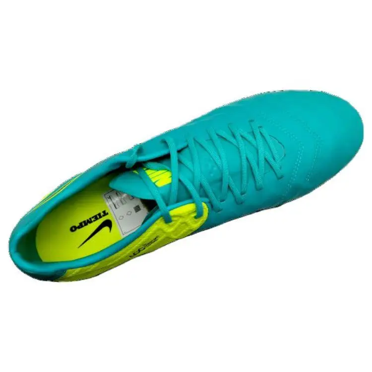 Scarpe da Calcio Unisex Nike Tiempo Legend 6 AG-R Clear Jade Volt Blu Nero-Volt-Volt 819712-307 41 miniatura 2