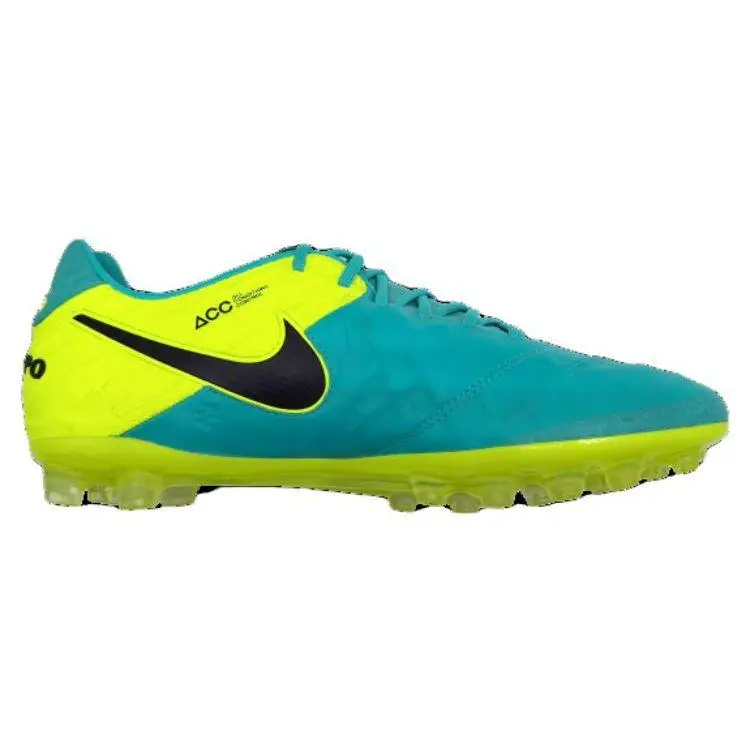 Scarpe da Calcio Unisex Nike Tiempo Legend 6 AG-R Clear Jade Volt Blu Nero-Volt-Volt 819712-307 41 miniatura 3