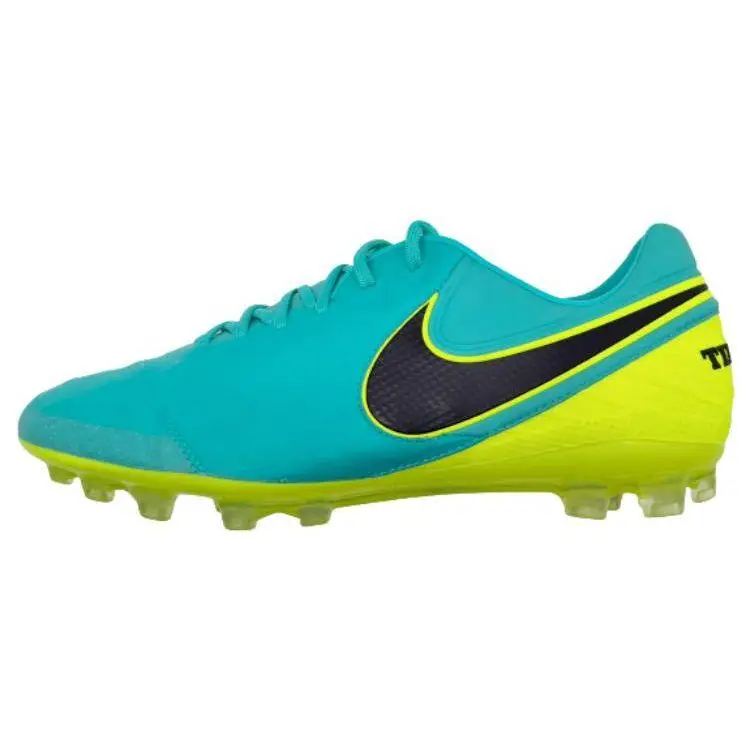 Scarpe da Calcio Unisex Nike Tiempo Legend 6 AG-R Clear Jade Volt Blu Nero-Volt-Volt 819712-307 41