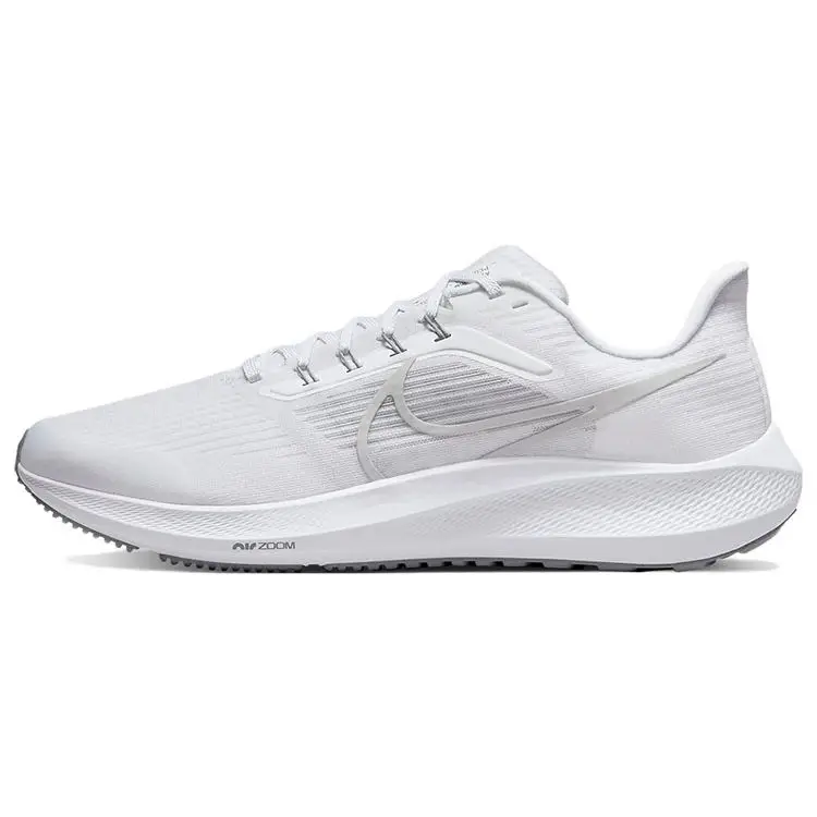 Scarpe da Ginnastica da Uomo Nike Air Zoom Pegasus 39 Bianco Grigio Nebbia Grigio Particellare Grigio Fumo DH4071-100 43